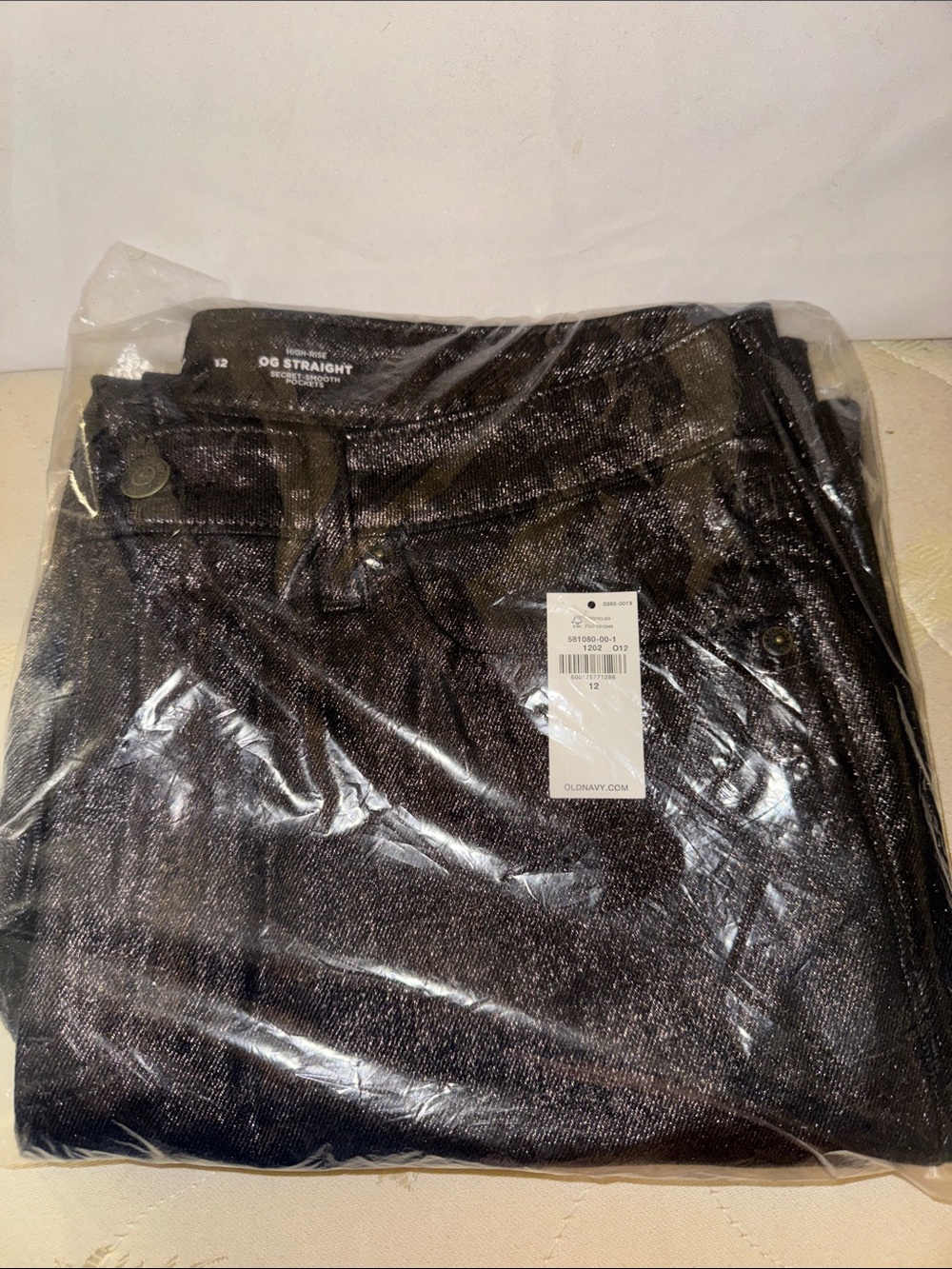 Old Navy High-Rise OG Straight Dark Shine Jeans